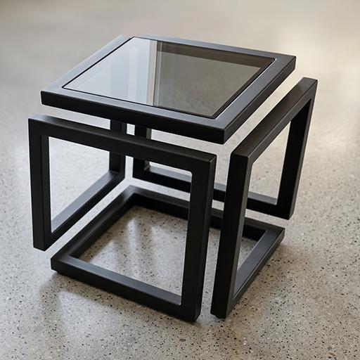 Atlas Geometric Table - Side Table